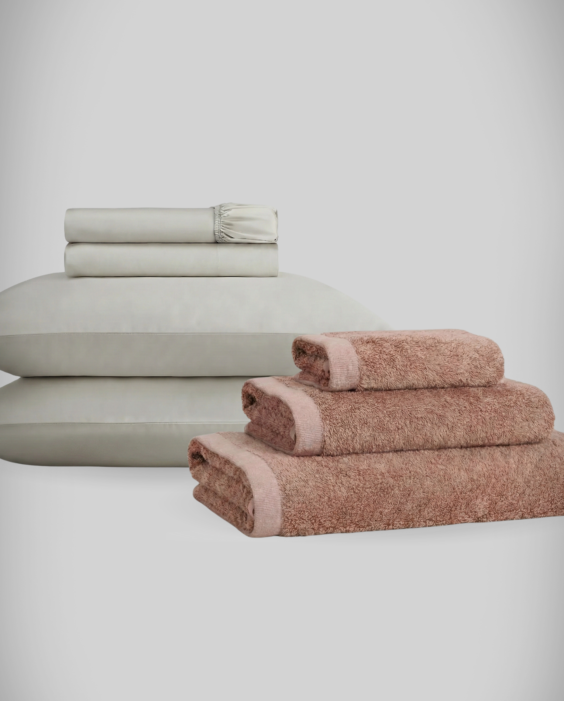 Draps ICE + serviettes en bambou