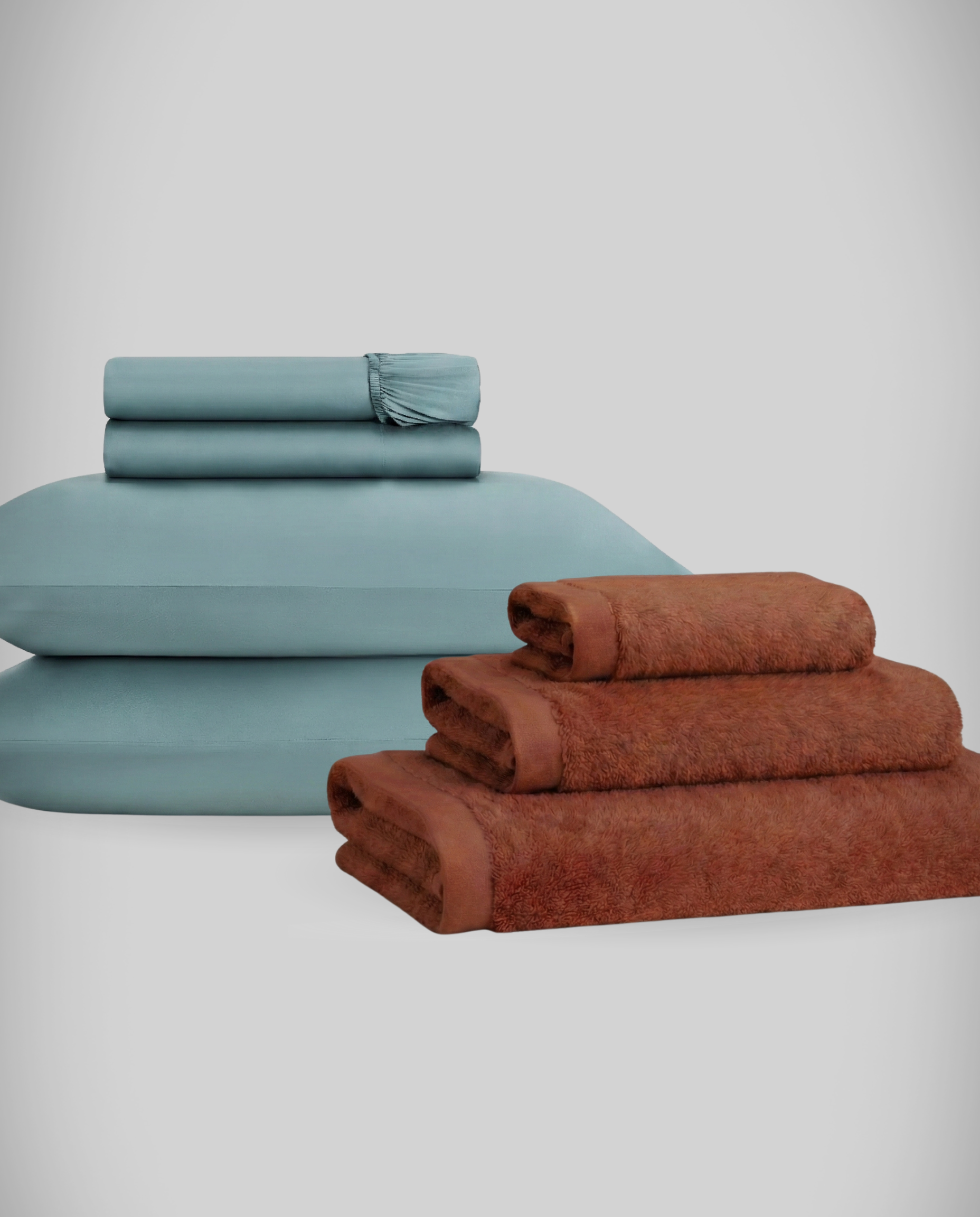 Draps ICE + serviettes en bambou