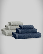 Lot de 2 | Set de serviettes en bambou blanky