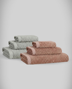 Lot de 2 | Set de serviettes en bambou blanky