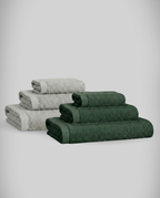Lot de 2 | Set de serviettes en bambou blanky