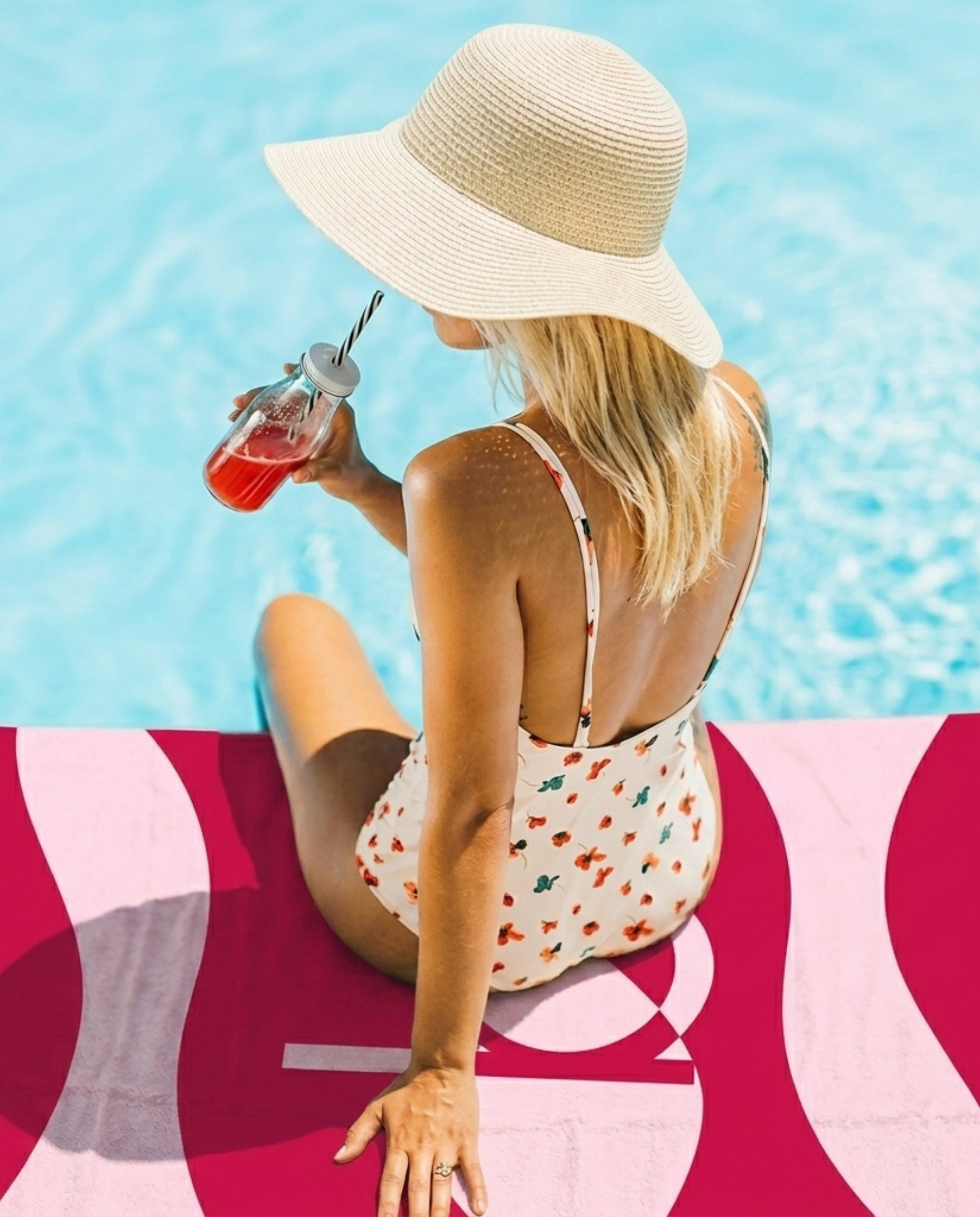 Serviette de plage en bambou