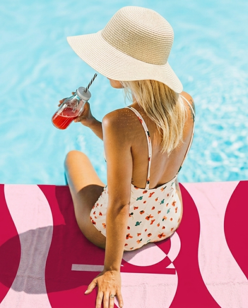 Serviette de plage en bambou