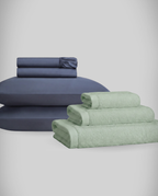 Draps ICE + serviettes en bambou