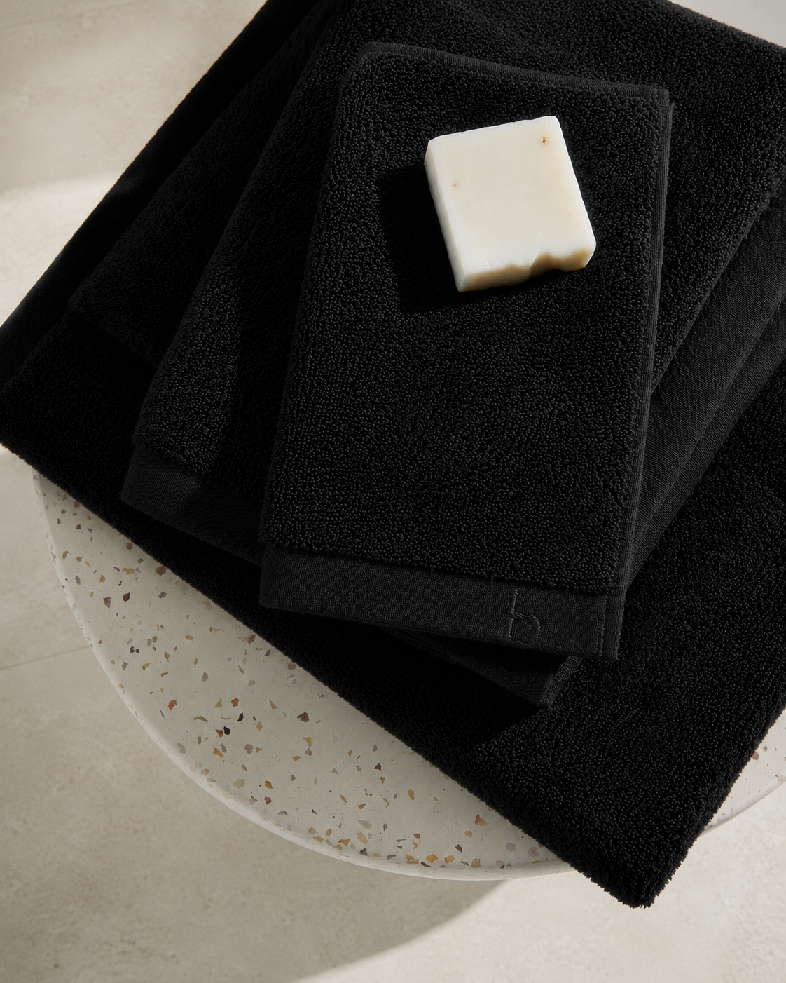 Serviette de bain en bambou blanky