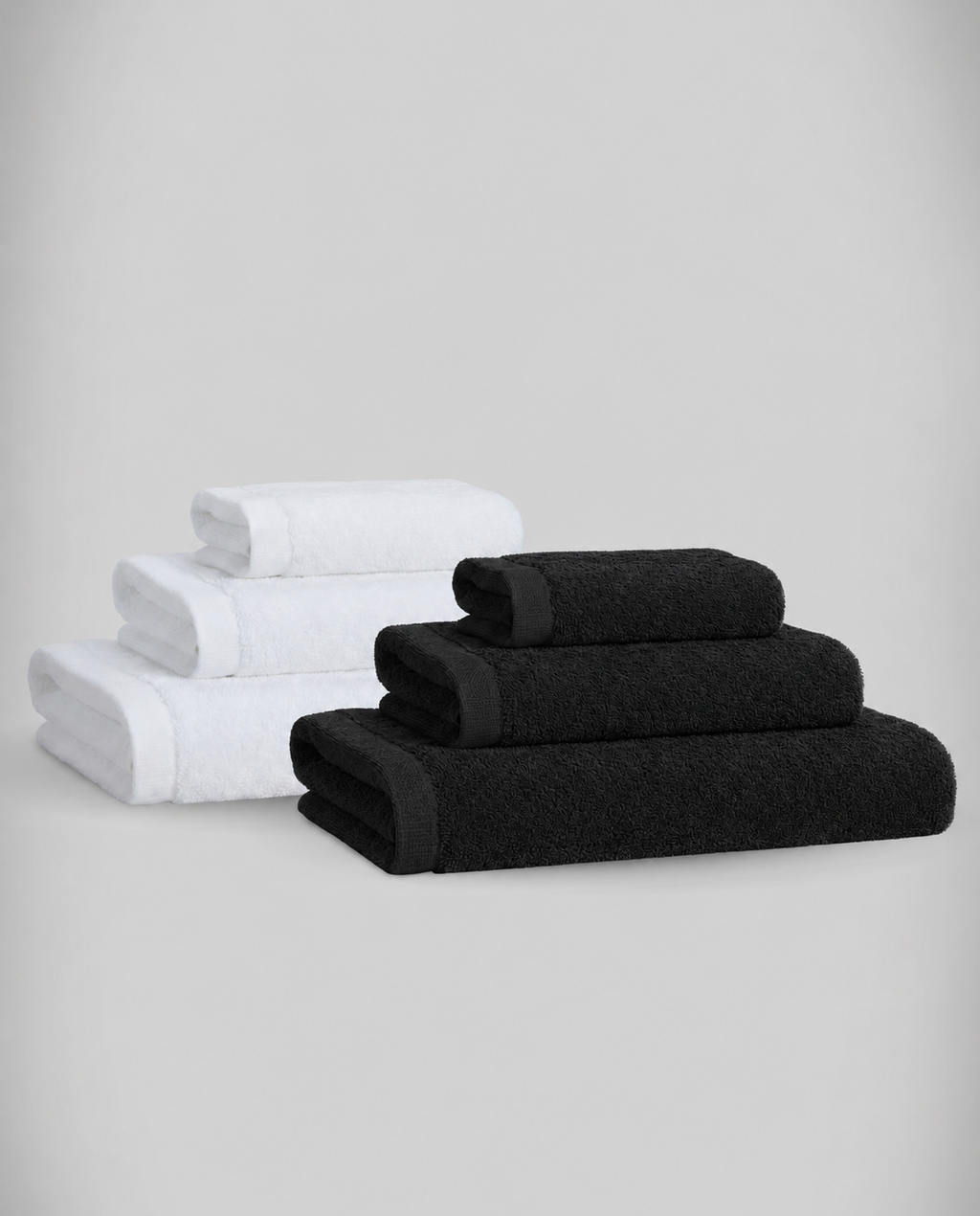Lot de 2 | Set de serviettes en bambou blanky