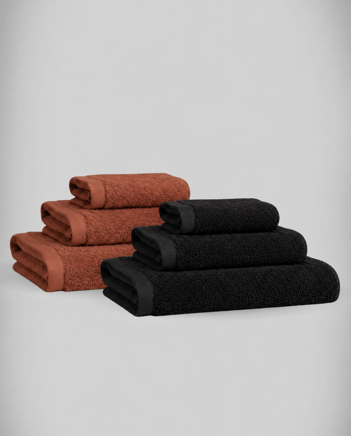 Lot de 2 | Set de serviettes en bambou blanky