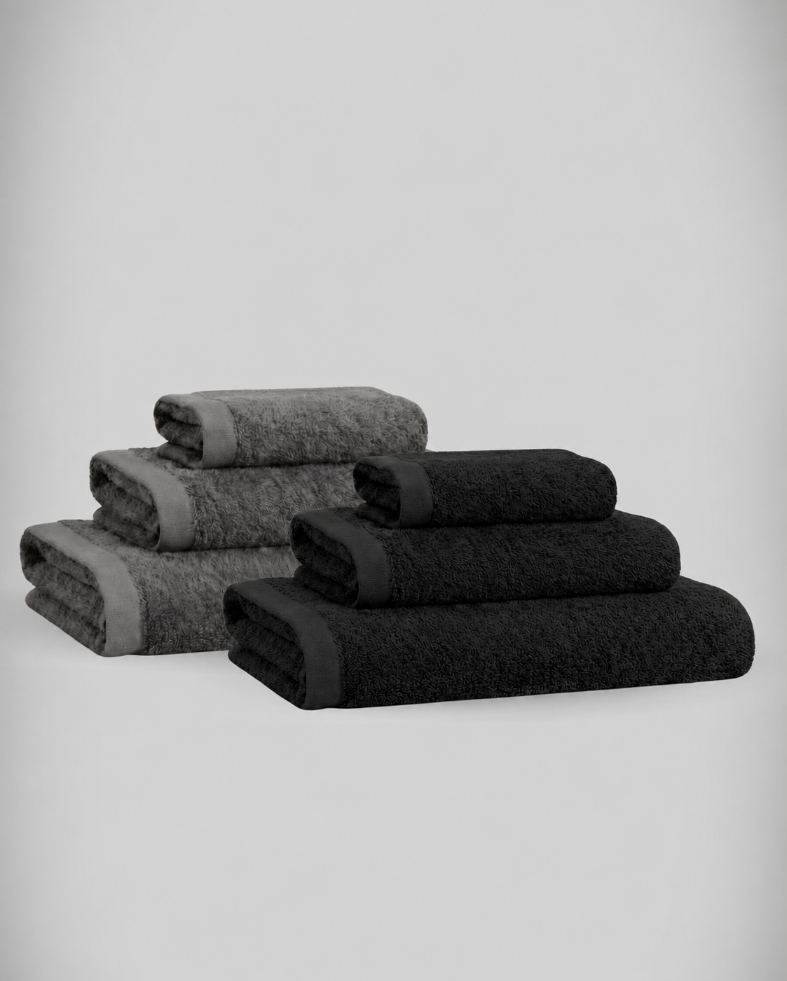 Lot de 2 | Set de serviettes en bambou blanky