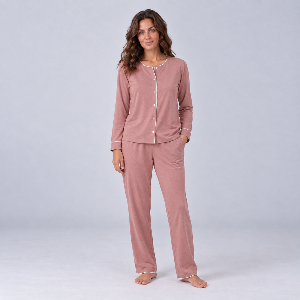 Haut femme en bambou maille stretch