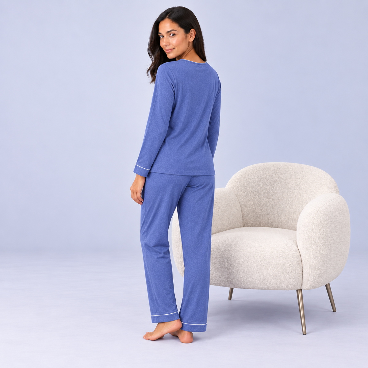 Haut femme en bambou maille stretch