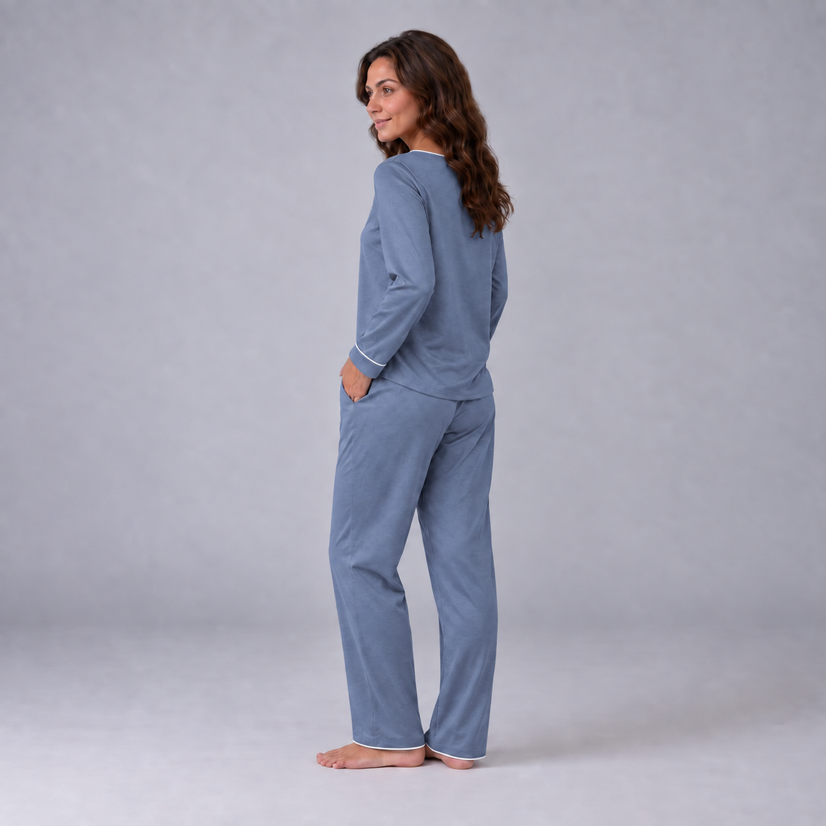Haut femme en bambou maille stretch