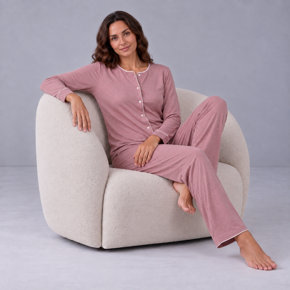 Haut femme en bambou maille stretch
