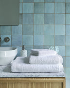 Serviette de bain en bambou blanky