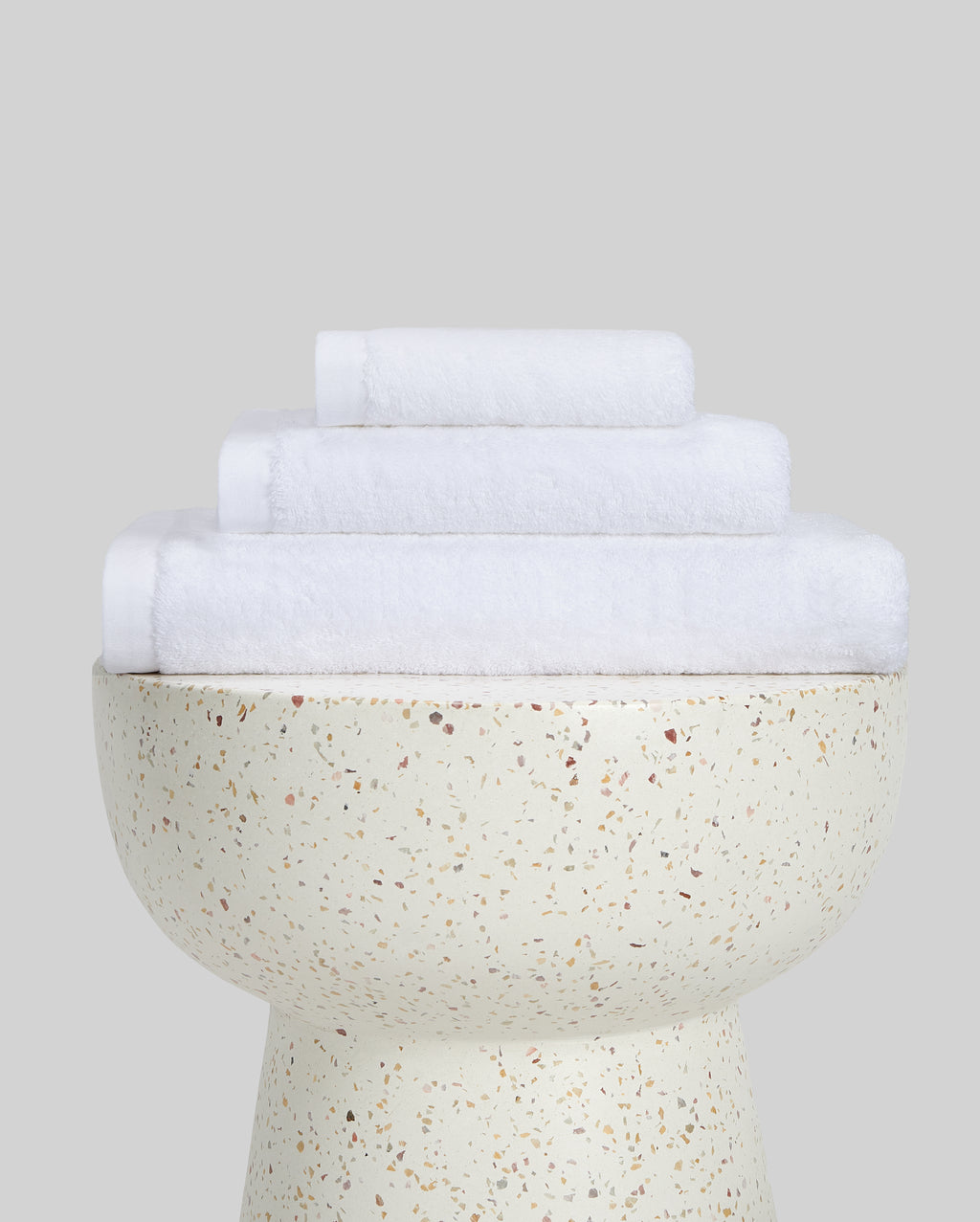 Serviette de bain en bambou blanky