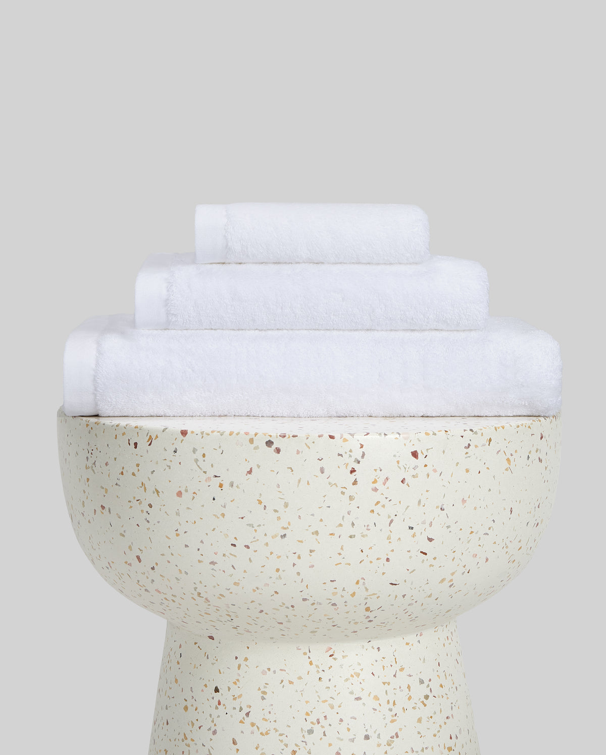 Serviette de bain en bambou blanky
