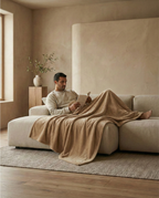 Plaid de canapé blanky