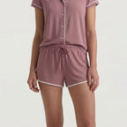 Short femme en bambou maille stretch