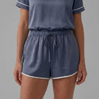 Short femme en bambou maille stretch