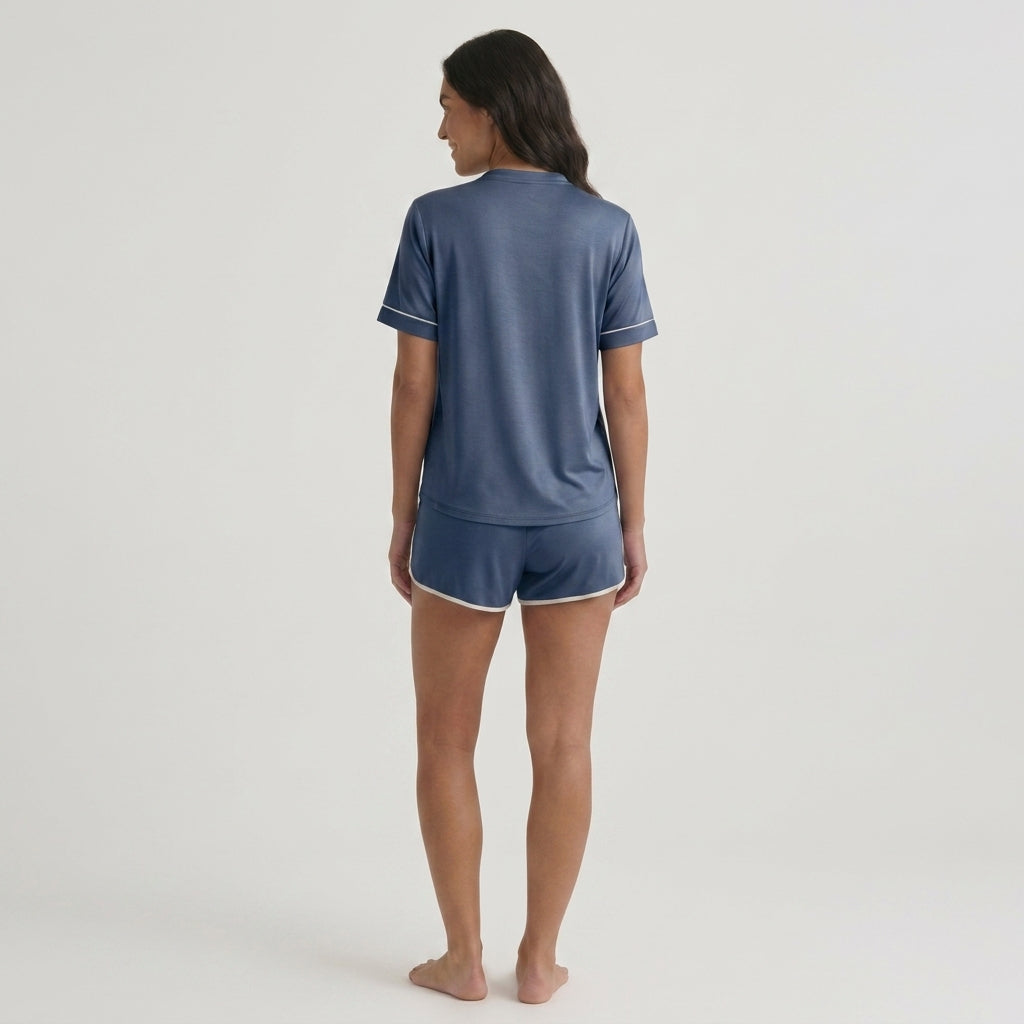 Haut femme en bambou maille stretch