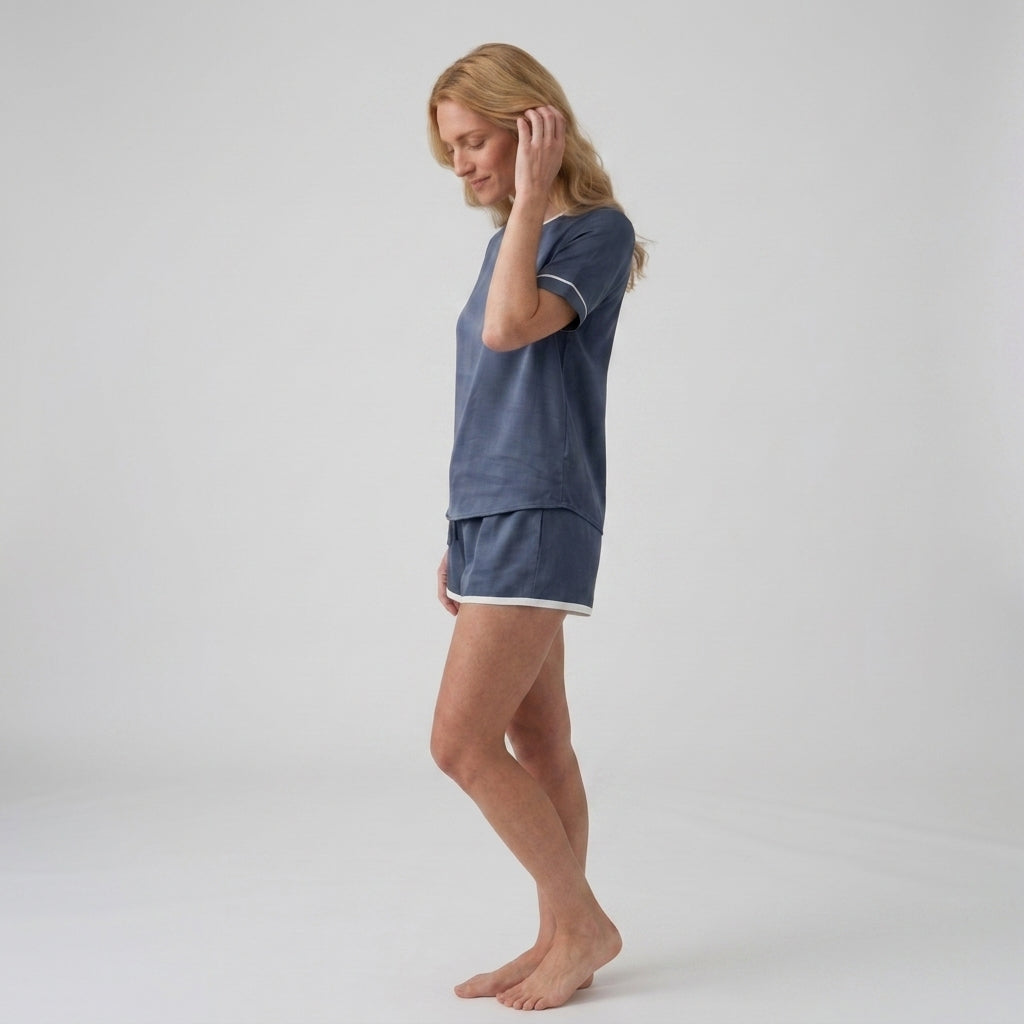 T-shirt femme en bambou maille stretch