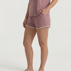 Short femme en bambou maille stretch