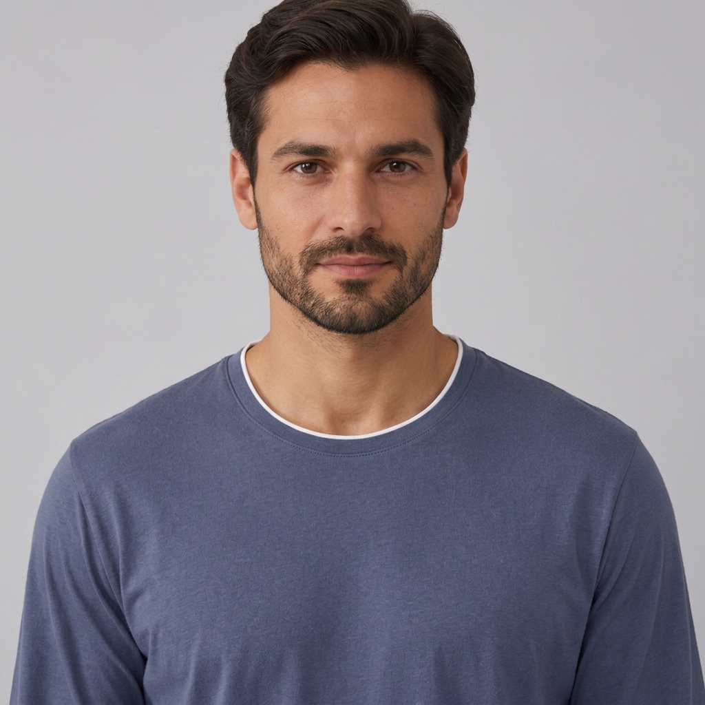 Sweat-shirt pour homme en maille extensible de bambou