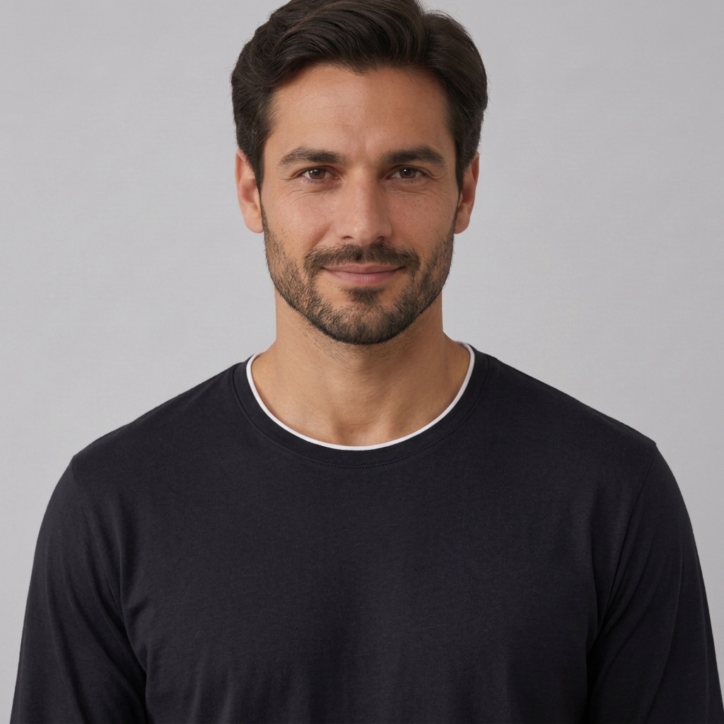 Sweat-shirt pour homme en maille extensible de bambou