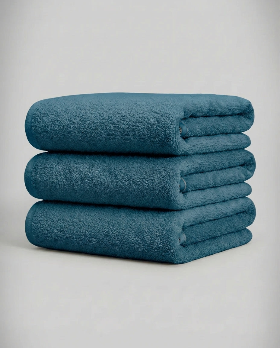 Lot de 3 | Serviettes à mains en bambou blanky