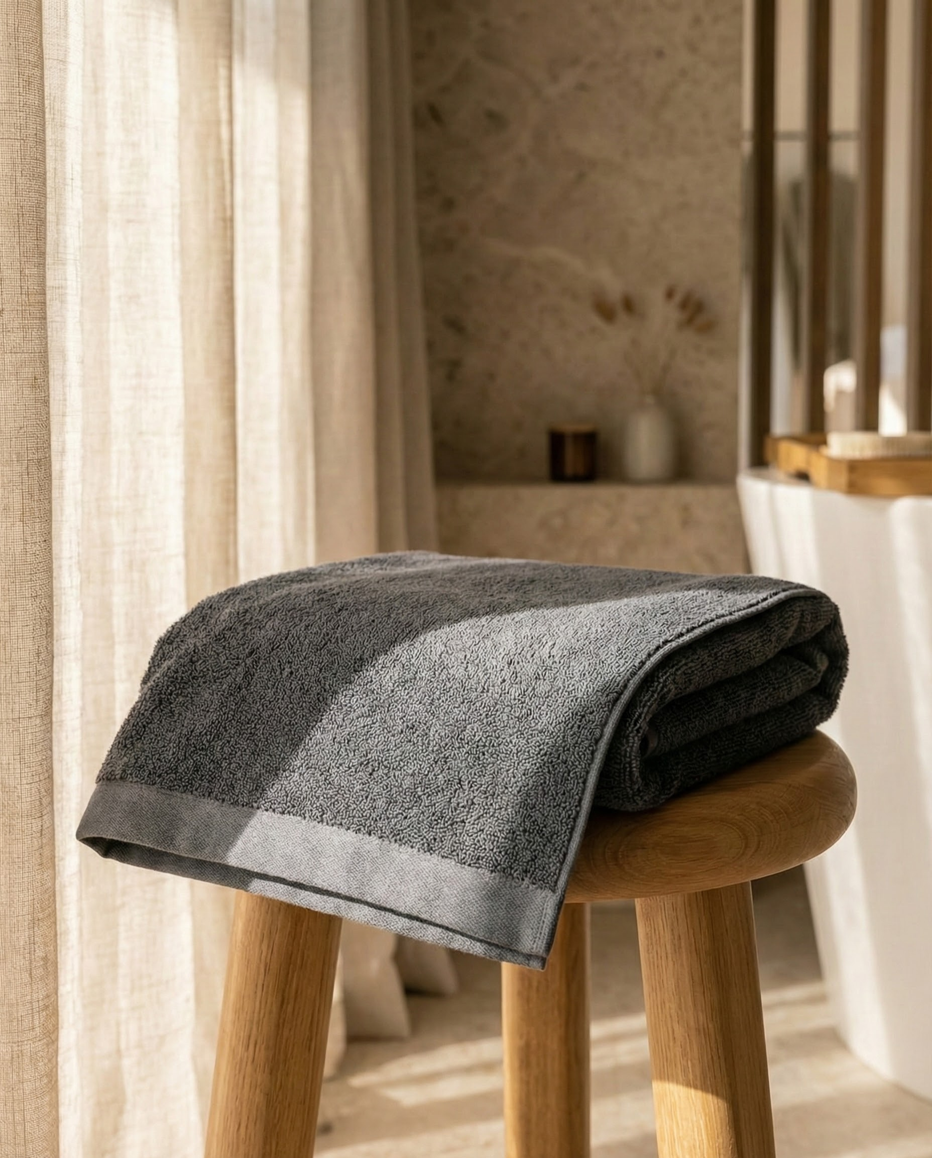 Set de serviettes en bambou blanky